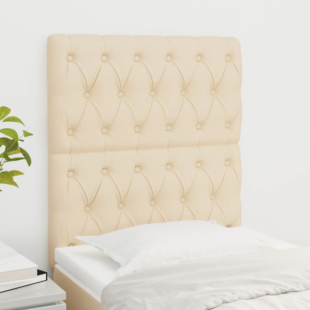 2x Crème Hoofdbord 80cm - Zo Goed Als Nieuw! 41% Korting