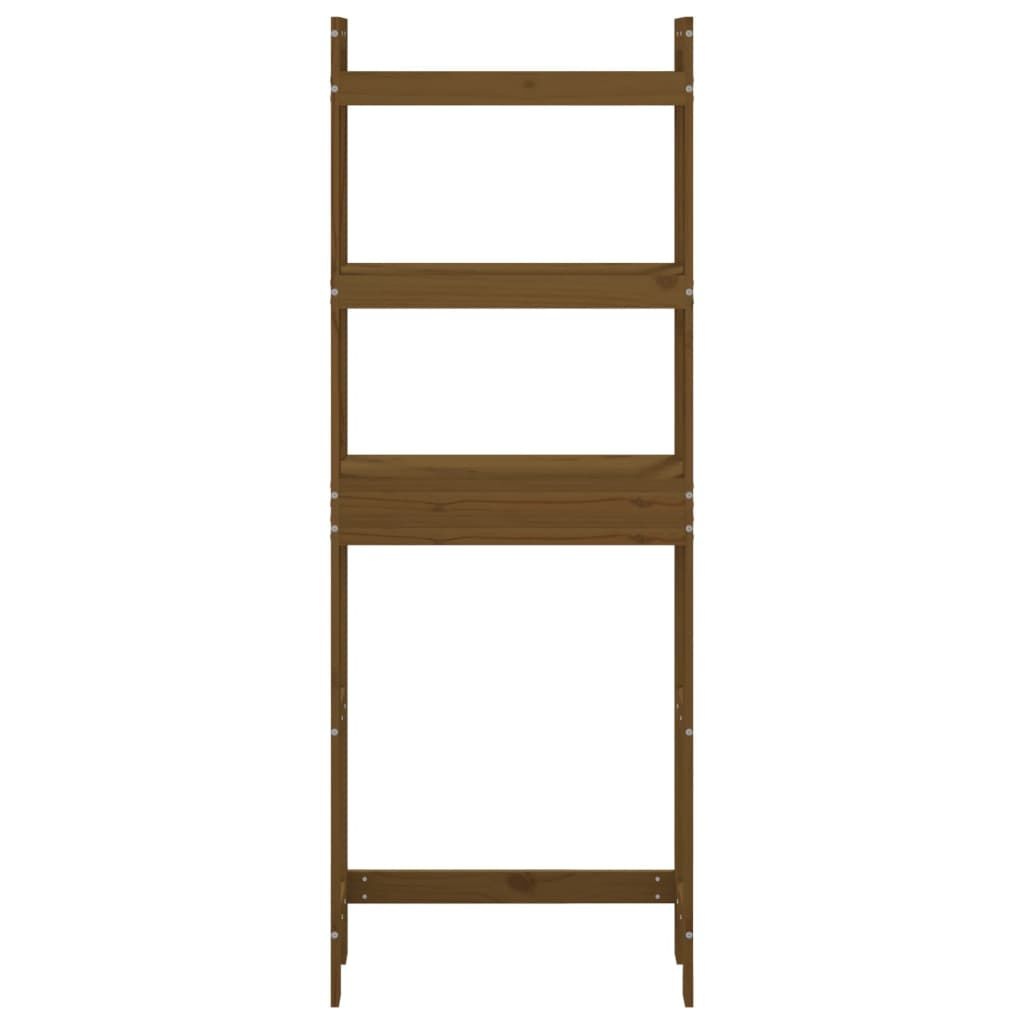 vidaXL Toiletrek Grenenhout Honingbruin - 47% Korting! (Beschadigd)
