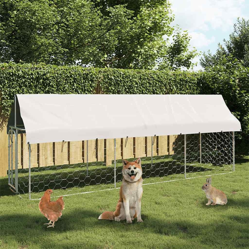 VidaXL Hondenkennel Buiten 400x100x150cm - 40% Korting!