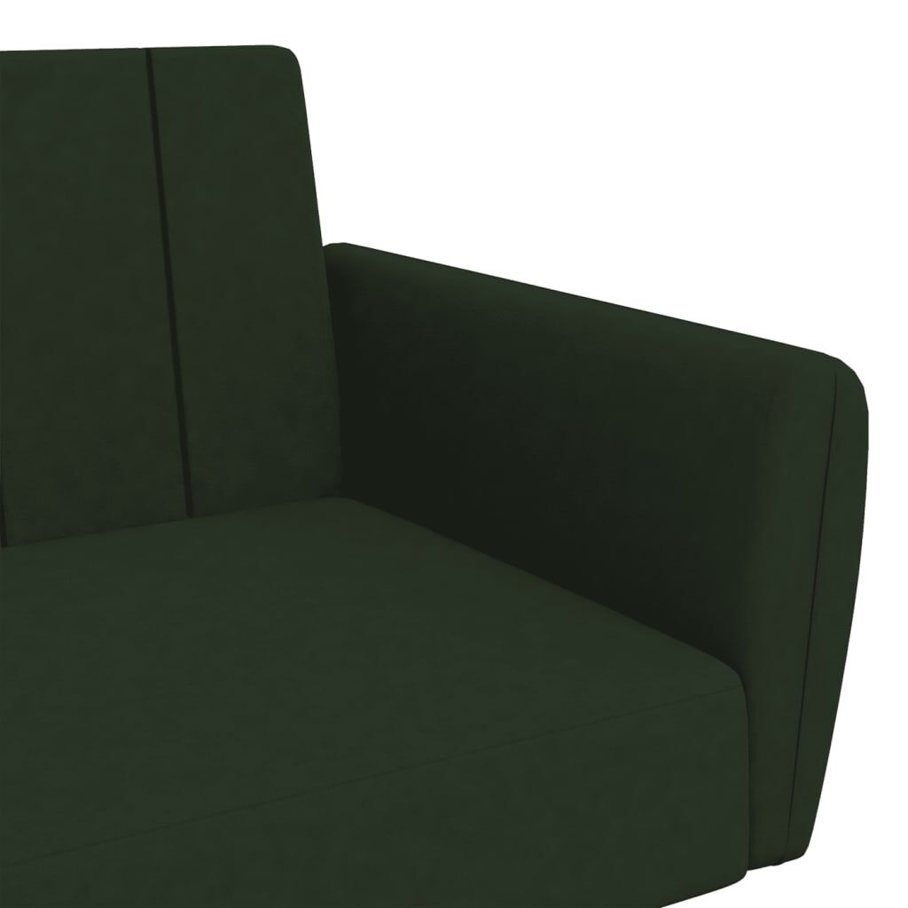VidaXL Slaapbank Fluweel Donkergroen - 40% Korting!
