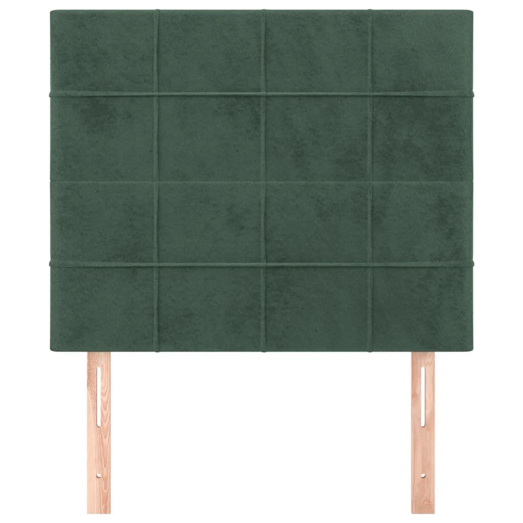 vidaXL Hoofdborden 2x 80cm Donkergroen - 40% Korting!