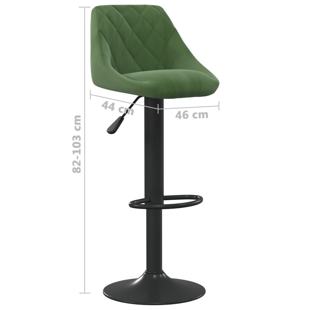vidaXL Barkrukken (2x) Donkergroen -40%! Zonder Montage