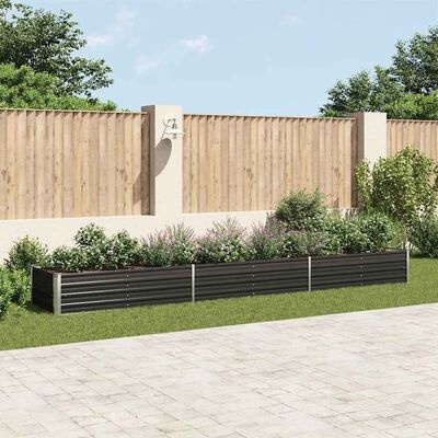 VidaXL Verhoogde Plantenbak 480cm Antraciet - 40% Korting!