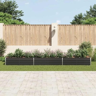 VidaXL Verhoogde Plantenbak 480cm Antraciet - 40% Korting!