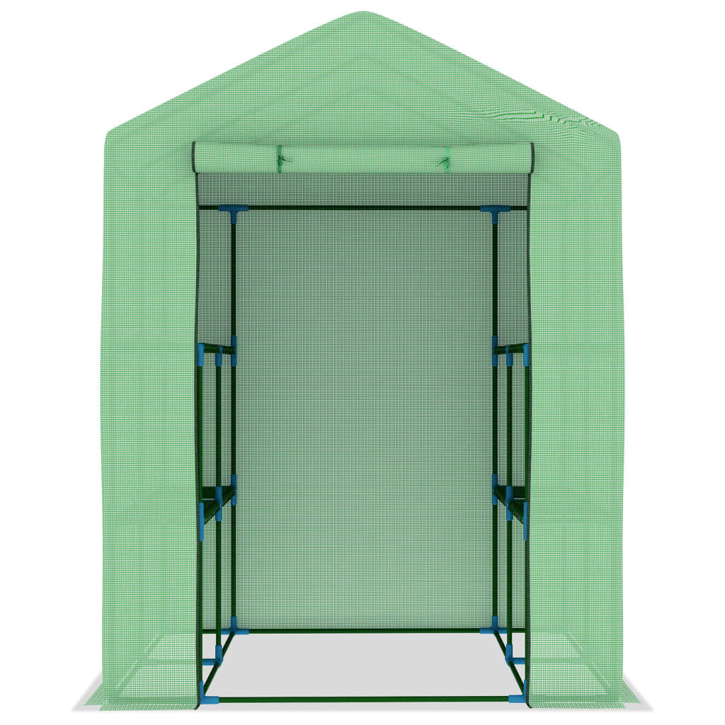 Tuinkas met Schappen 143x143x195cm - 35% Korting!