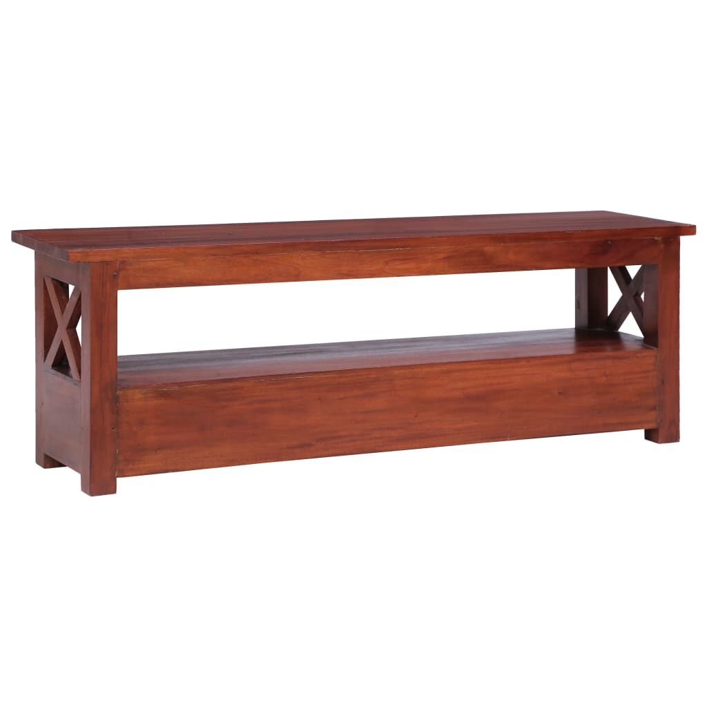 VidaXL TV-meubel Mahonie - Bruin - 115cm - 50% Korting!