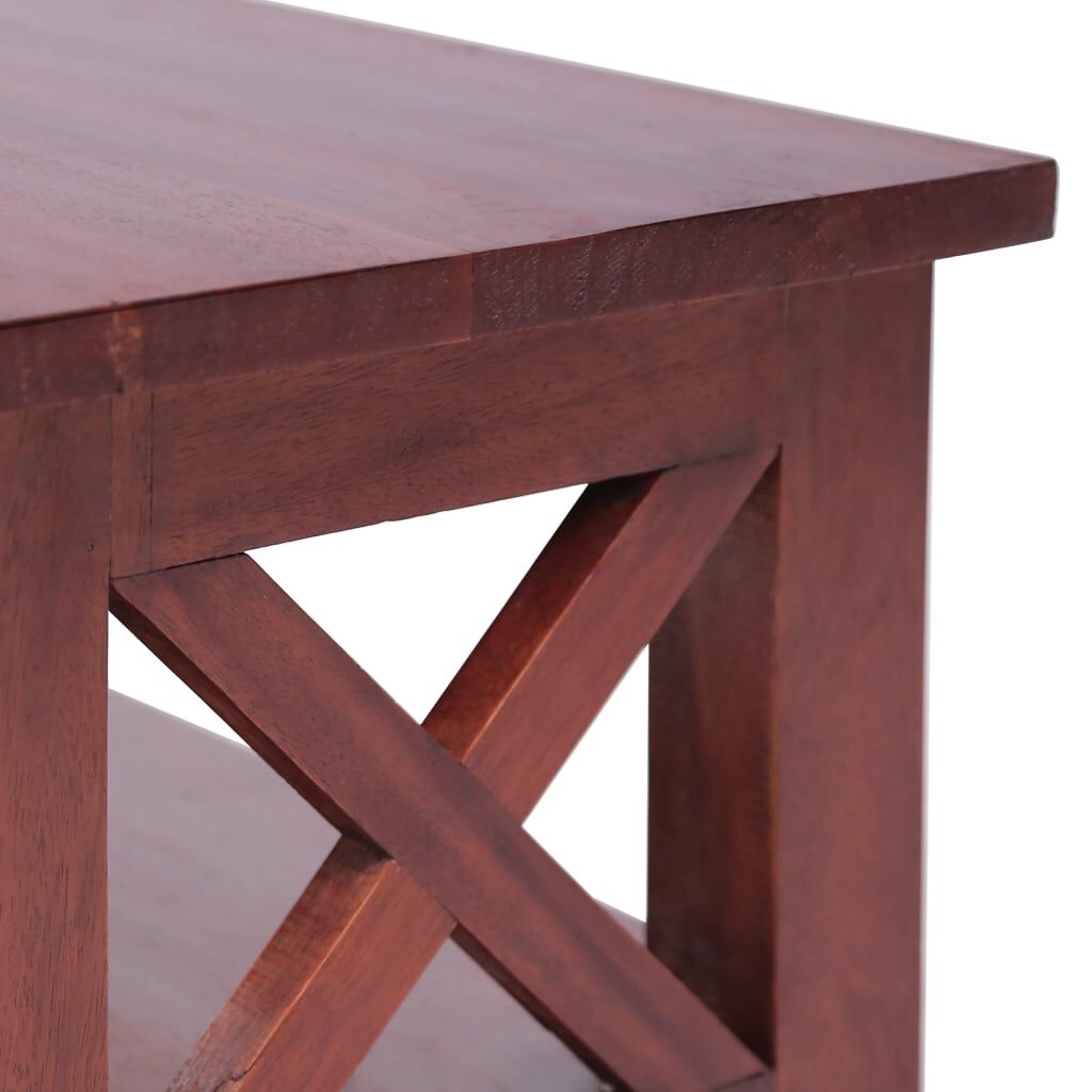 VidaXL TV-meubel Mahonie - Bruin - 115cm - 50% Korting!
