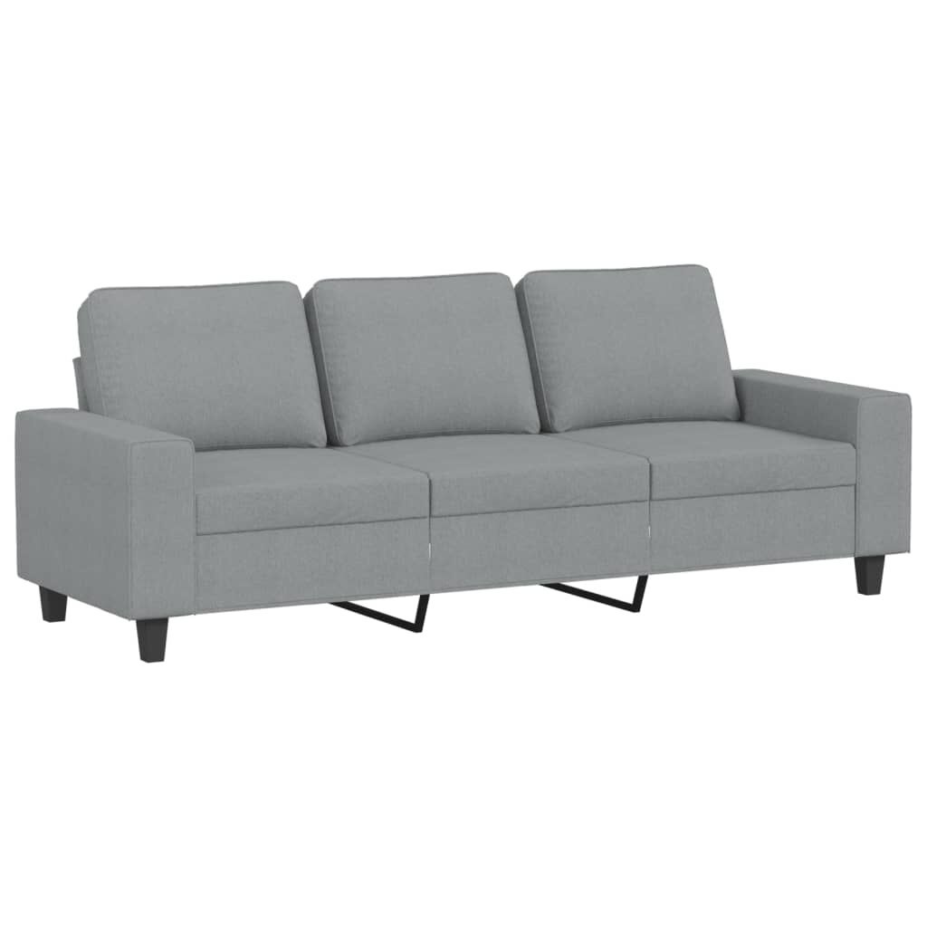 vidaXL Driezitsbank Lichtgrijs - 35% Korting!