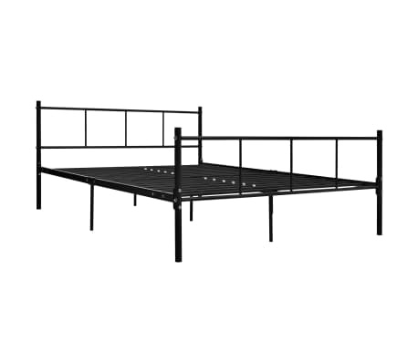 vidaXL Bedframe 120x200 Zwart - 40% Korting! (Retour)