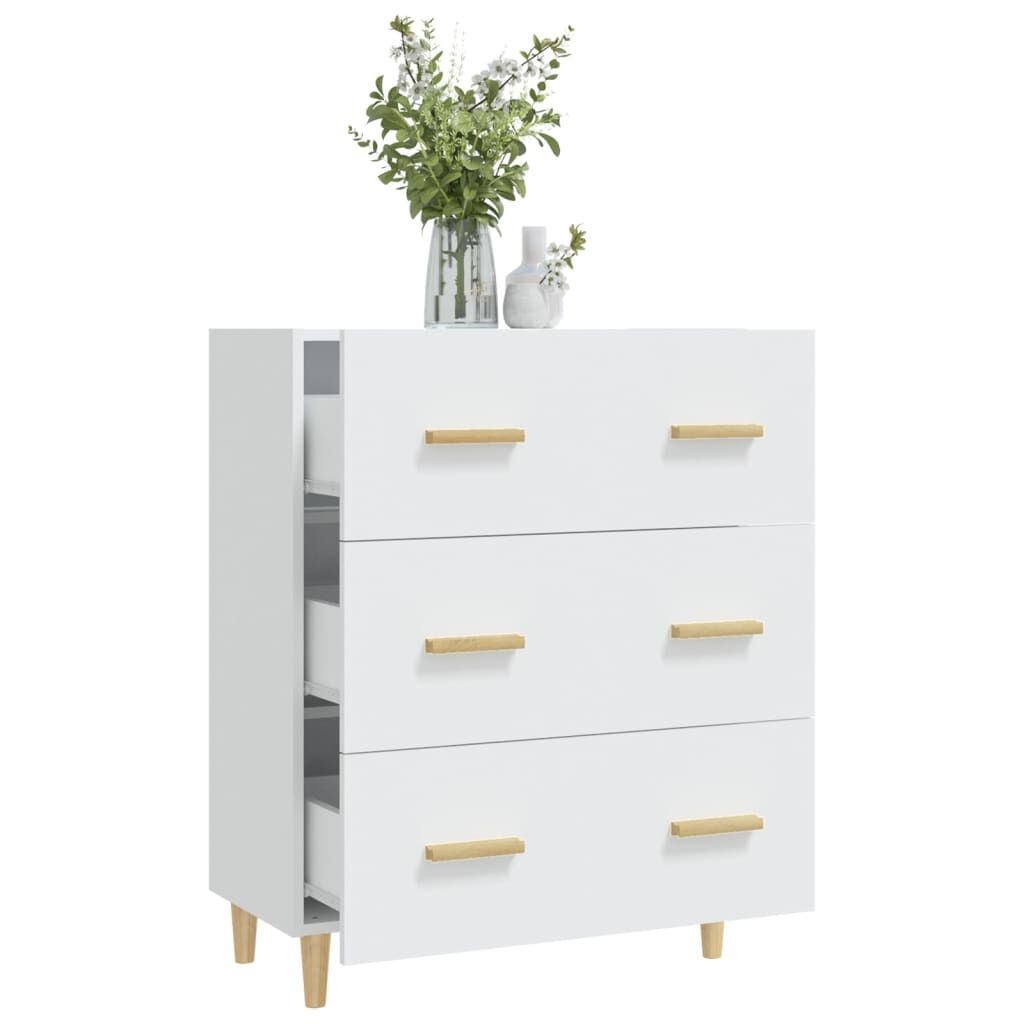 vidaXL Dressoir Wit 70cm - Met Krasjes - 55% Korting!