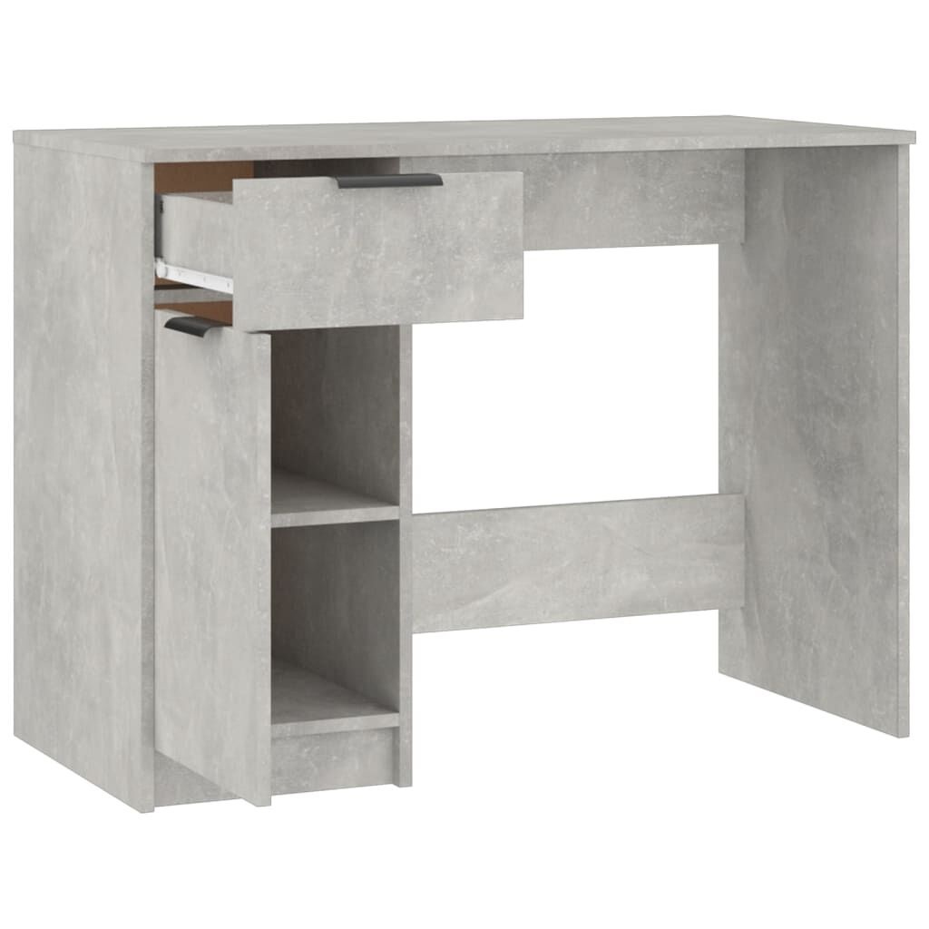 vidaXL Bureau Betongrijs 100x50x75cm - 35% Korting!