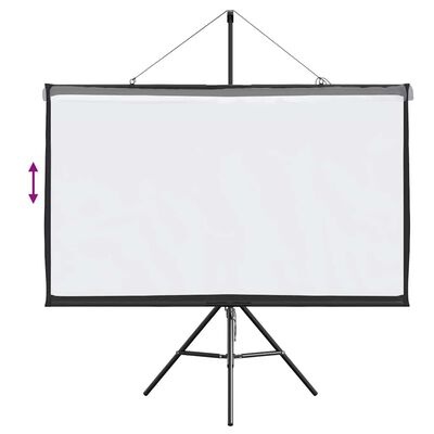 vidaXL Projectiescherm 72 inch met Statief - 35% Korting!