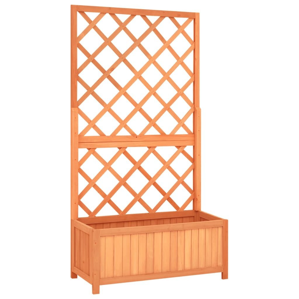 VidaXL Latwerkplantenbak Vurenhout Bruin 70x30x135cm - 40% Korting!
