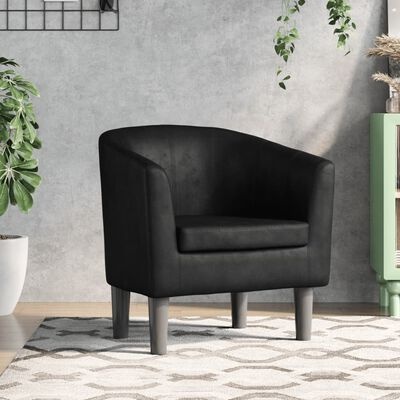 Kuipstoel Zwart Kunstleer - 35% Korting! Comfortabel & Stijlvol