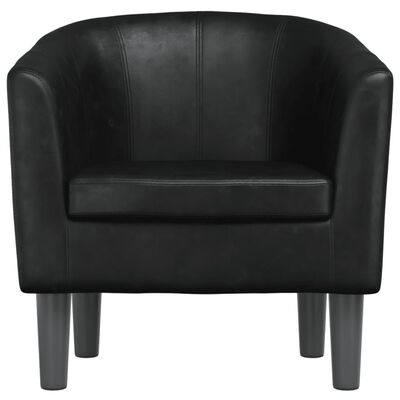 Kuipstoel Zwart Kunstleer - 35% Korting! Comfortabel & Stijlvol