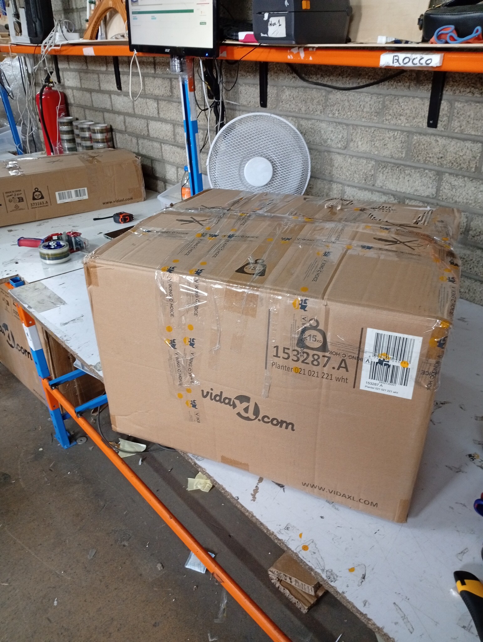 vidaXL Plantenbak met Latwerk Wit - 120cm - 40% Korting!
