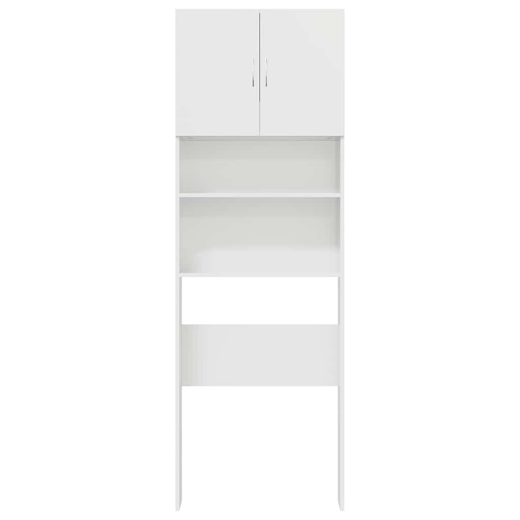 Wasmachinekast Wit Hoogglans - VIDA XL - 60% Korting!