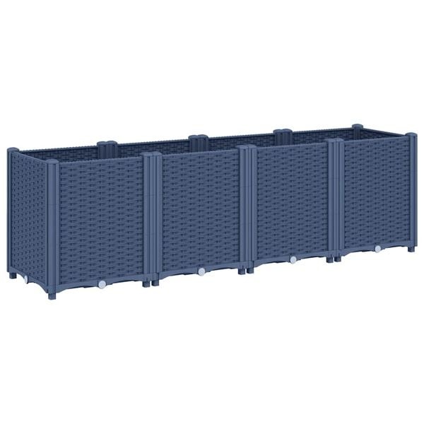 VidaXL Plantenbak Grijs 160cm - 35% Korting! Zo Goed Als Nieuw