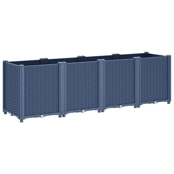 VidaXL Plantenbak Grijs 160cm - 35% Korting! Zo Goed Als Nieuw