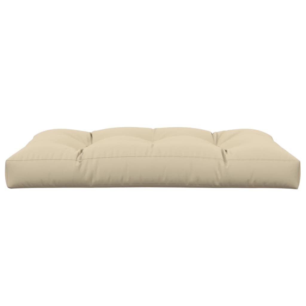 vidaXL Palletkussen Beige 120x80 - 40% Korting!