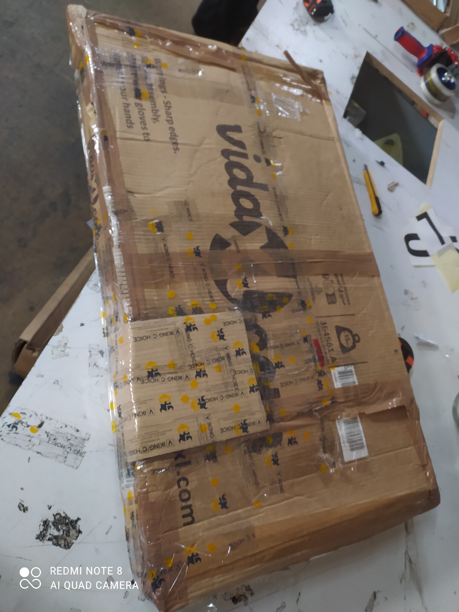 vidaXL Haardhoutopslag Bruin - 40% Korting!