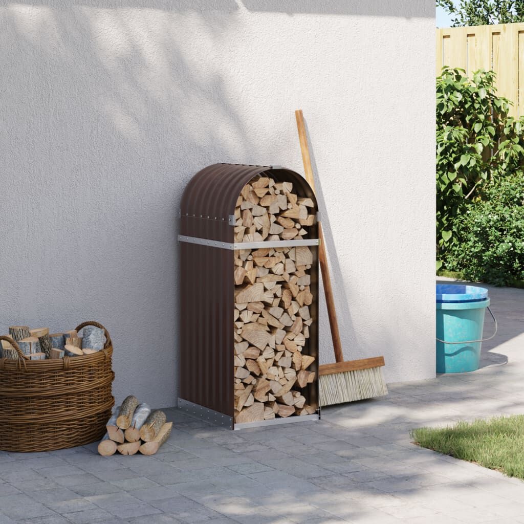 vidaXL Haardhoutopslag Bruin - 40% Korting!