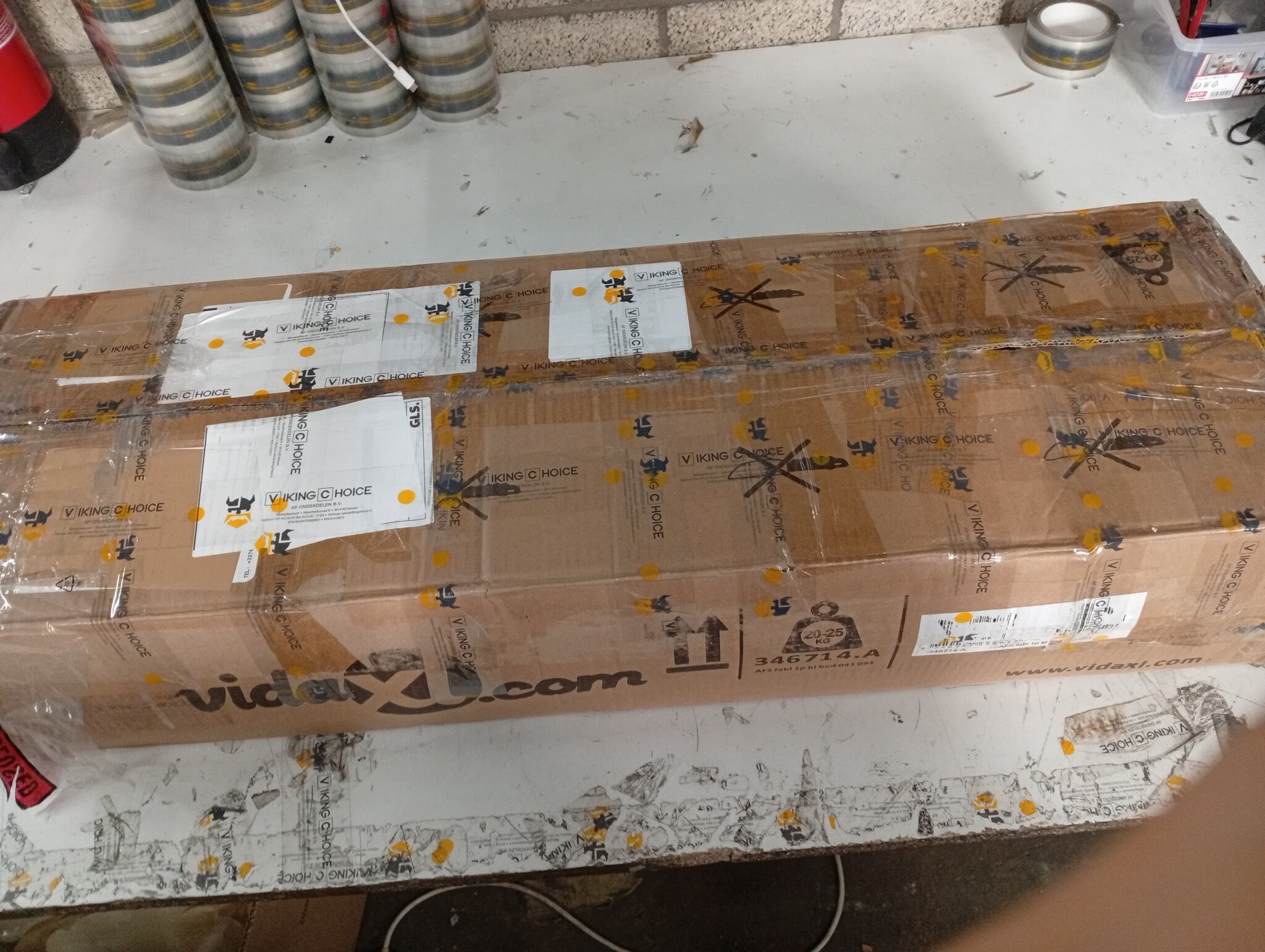 VidaXL Bedframe 140x190 Zwart - 40% Korting! (Zonder Matras)
