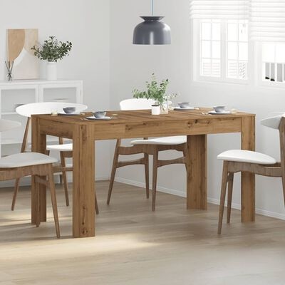 VidaXL Eettafel Eiken - 140cm - Nieuwstaat! 40% Korting