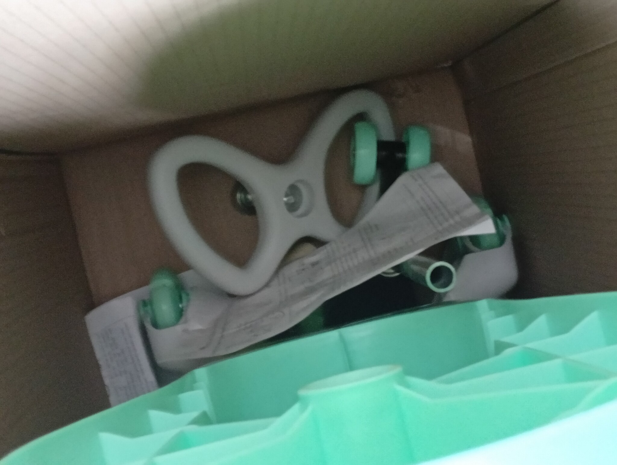 Wiebelauto Groen met LED - 50% Korting! - Krasjes