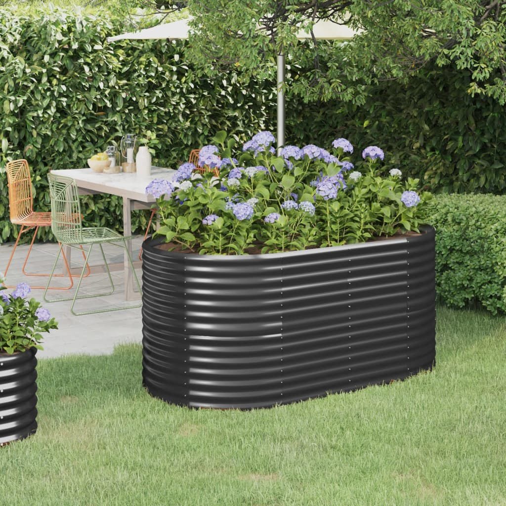 VidaXL Plantenbak Antraciet 152cm - 55% Korting!