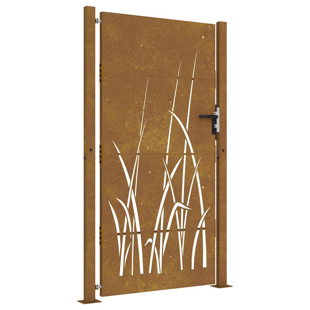 vidaXL Cortenstalen Poort Grasdesign 105x180cm -40%
