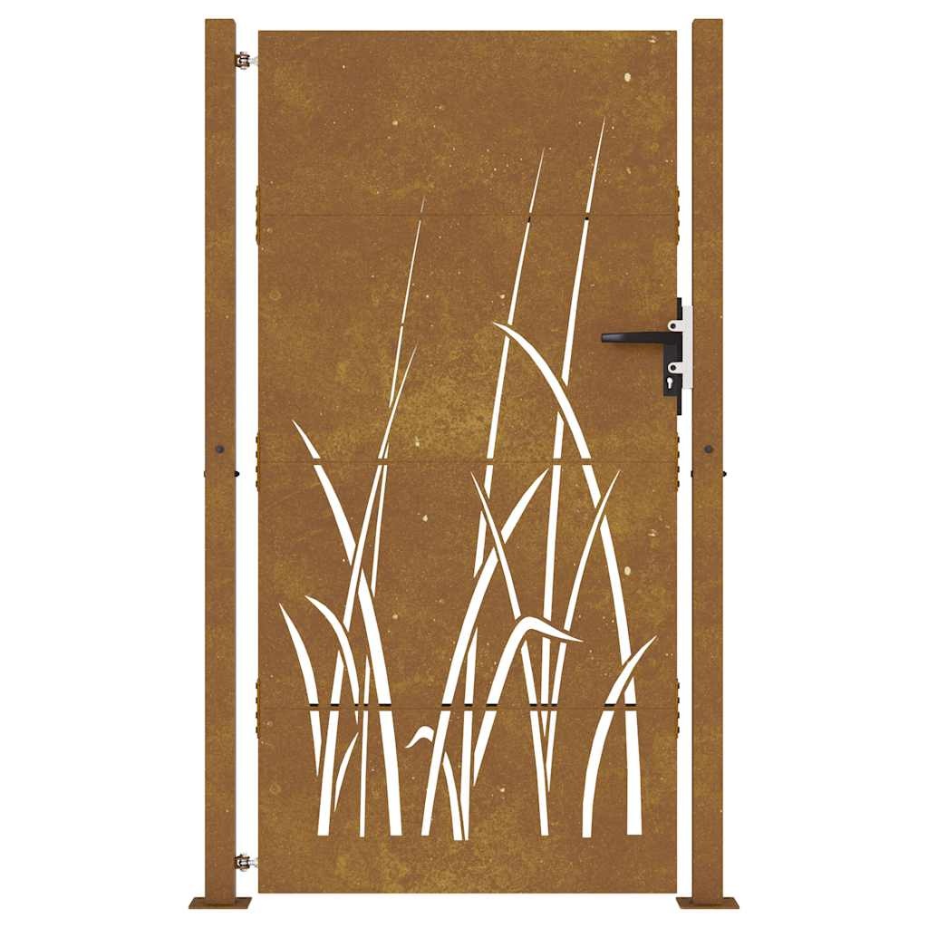vidaXL Cortenstalen Poort Grasdesign 105x180cm -40%