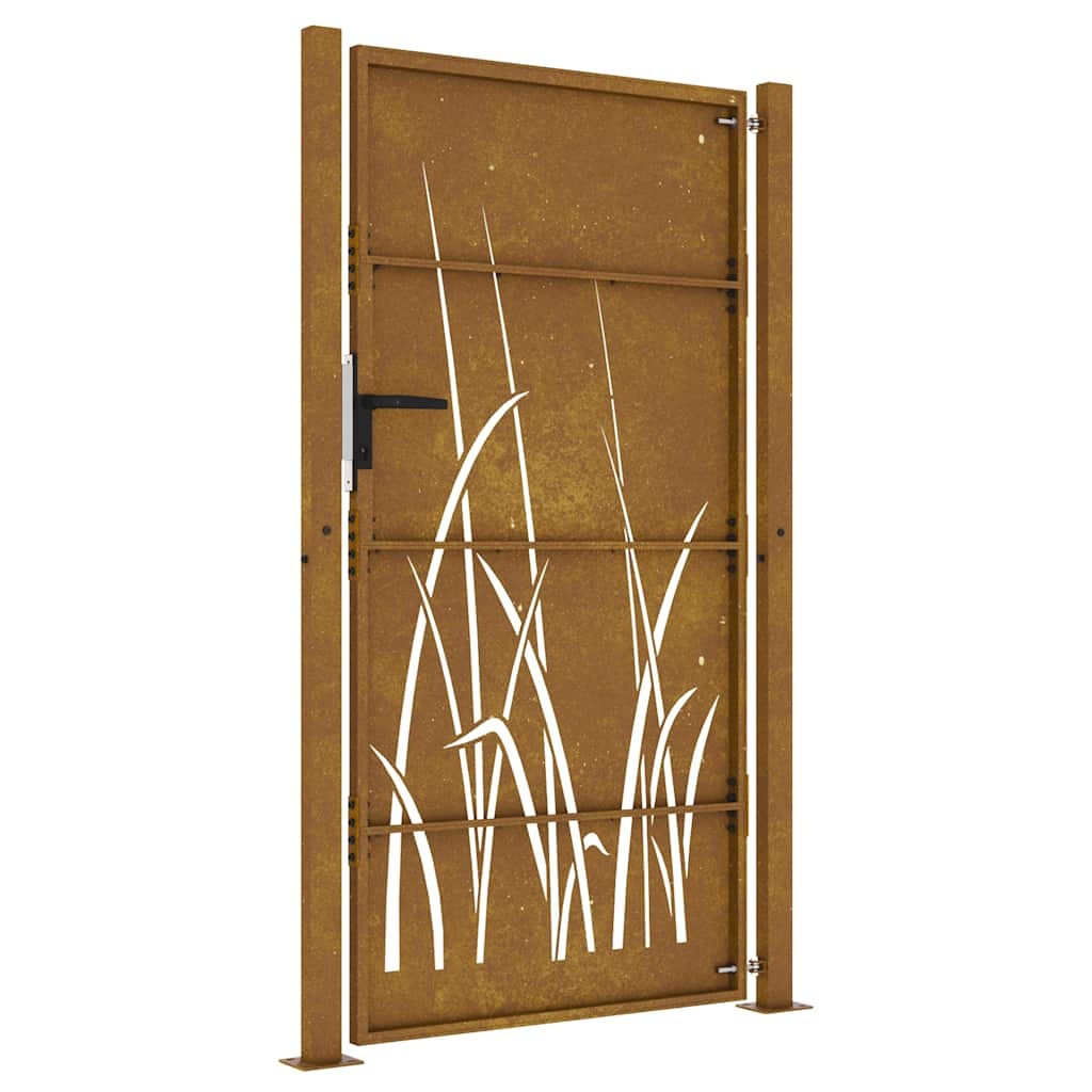vidaXL Cortenstalen Poort Grasdesign 105x180cm -40%