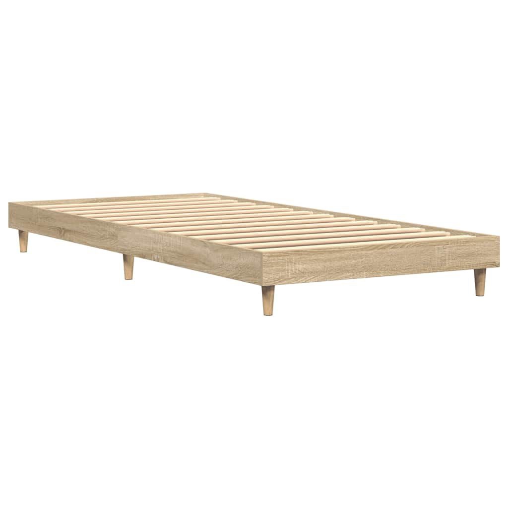 vidaXL Bedframe 90x200 Sonoma Eiken - Retourdeal 40% Korting!