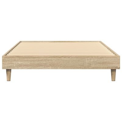 vidaXL Bedframe 90x200 Sonoma Eiken - Retourdeal 40% Korting!