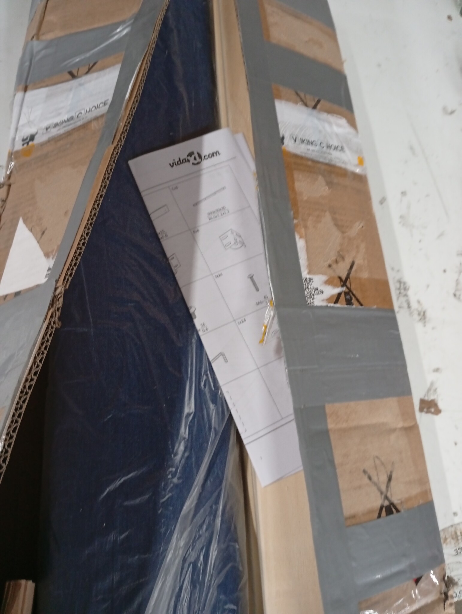 Blauw Bedframe 80x200 cm - Retourdeal! 40% Korting