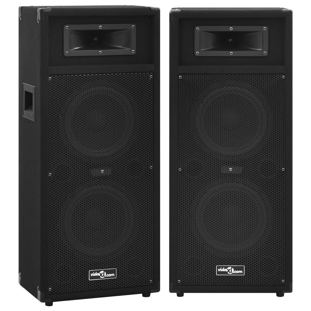 vidaXL Hifi Podiumspeakers (2x) 1000W Zwart - 40% Korting!