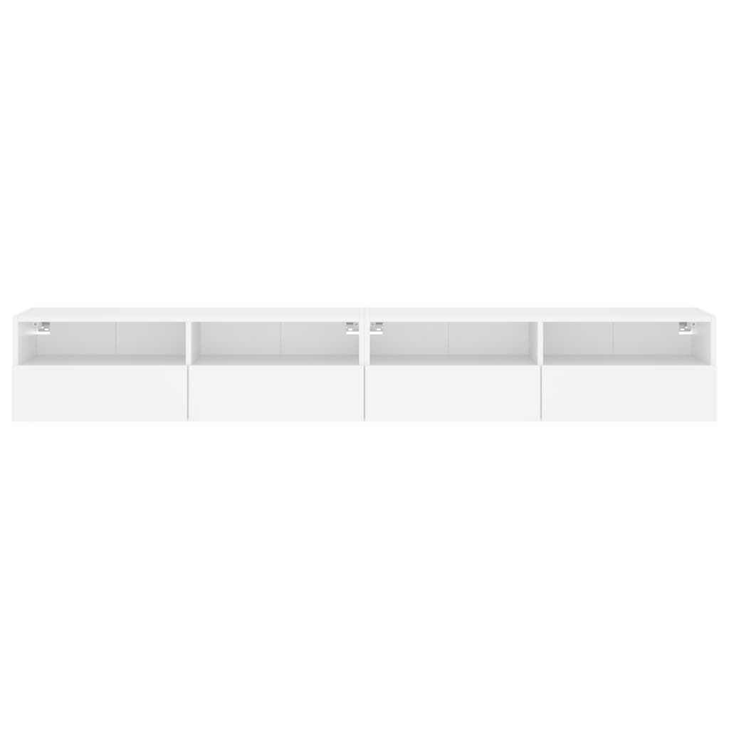 TV Wandmeubels (2x) Wit 100cm - 55% Korting! (Beschadigd)