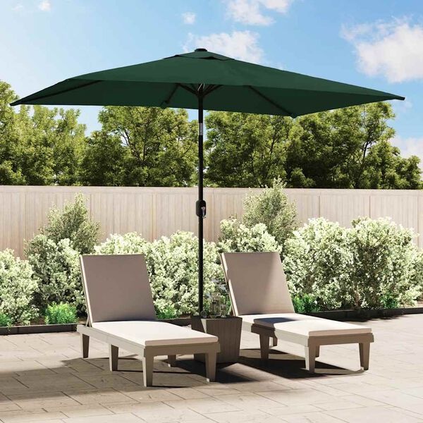 vidaXL Rechthoekige Parasol 200x300 Groen - 40% Korting!
