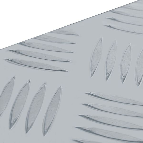 Aluminium Kist 80,5cm - Zilver - 35% Korting!