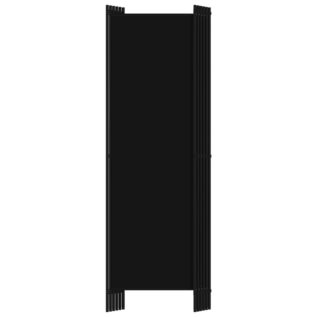 Kamerscherm 6 Panelen Zwart 300x180cm - 40% Korting!