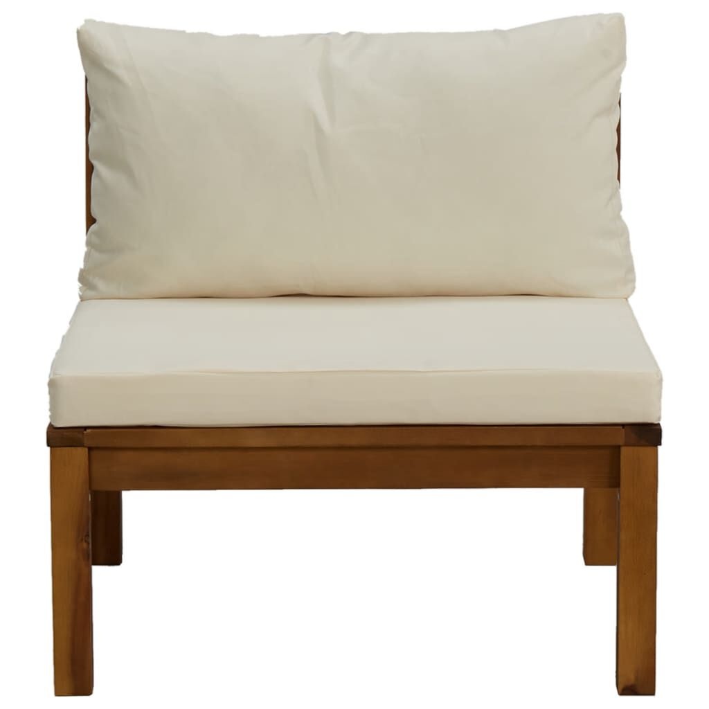 vidaXL Acacia Middenbank Crèmewit - 40% Korting!