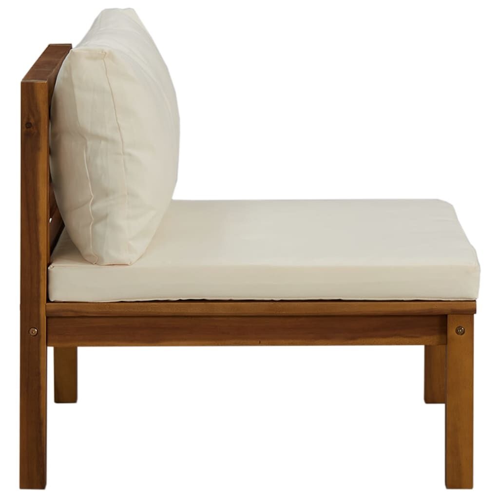 vidaXL Acacia Middenbank Crèmewit - 40% Korting!