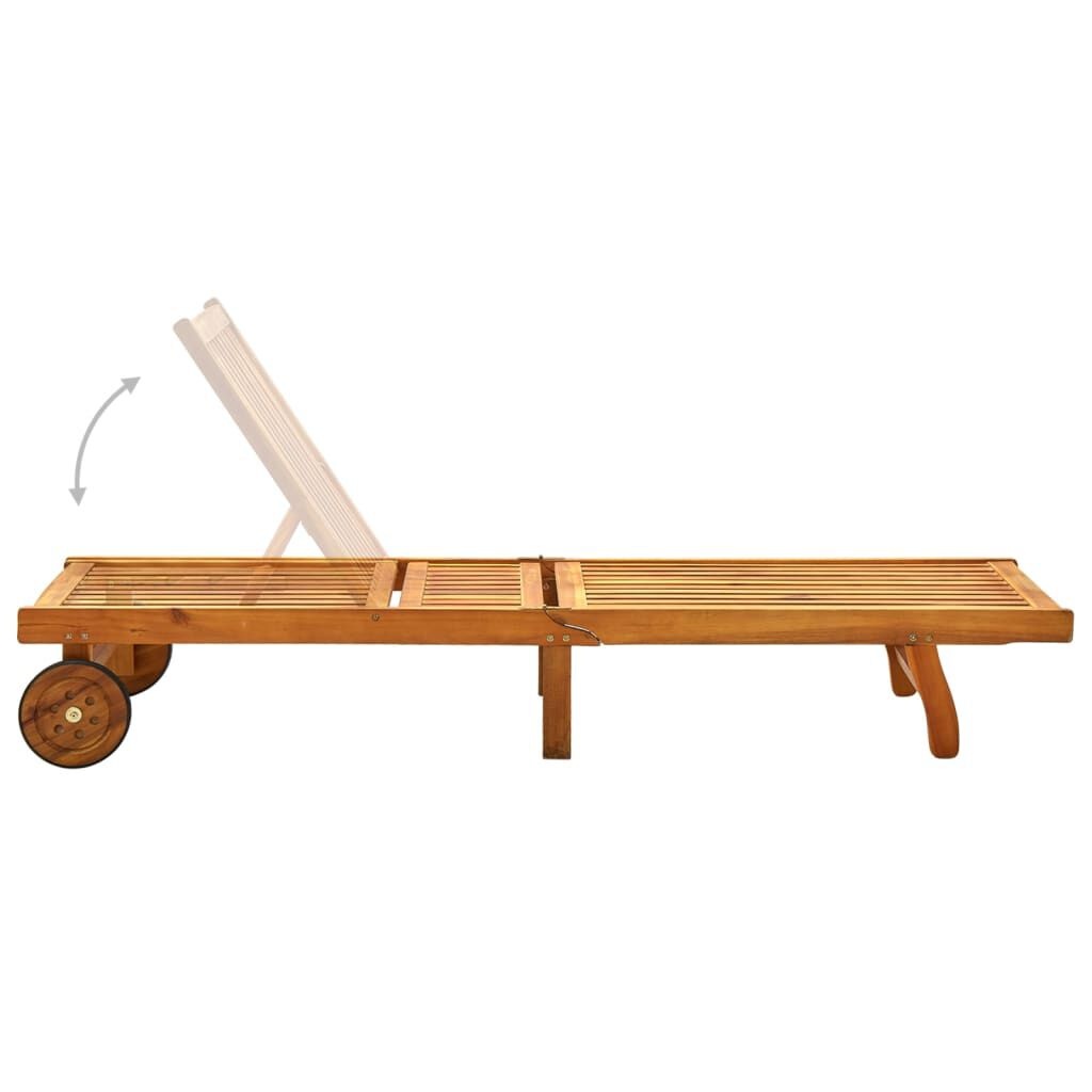 VidaXL Acacia Ligbed - 35% Korting! Tuin & Terras Comfort