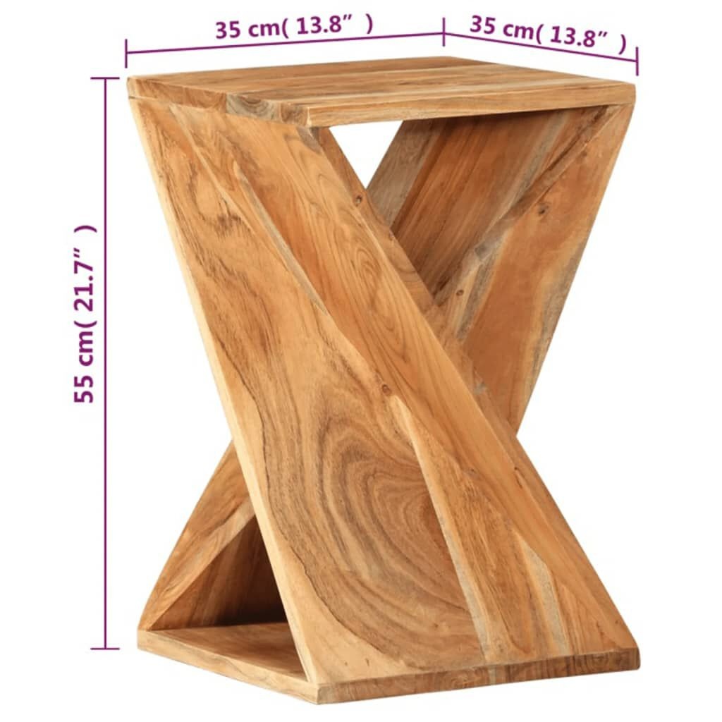 vidaXL Bijzettafel Acaciahout - 35% Korting!