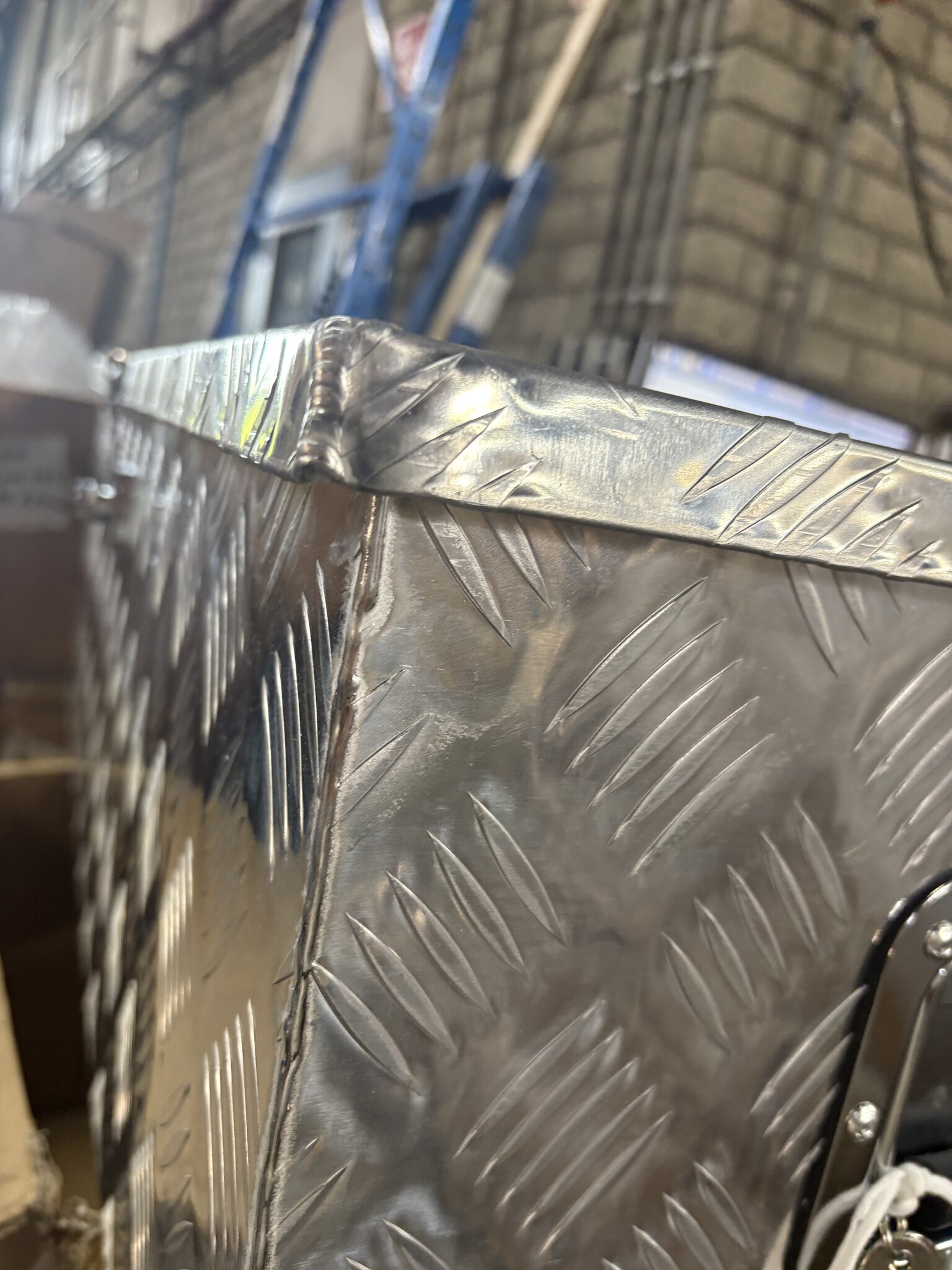 vidaXL Opbergbox Alu 90cm Zilver - 40% Korting! Krasjes, Zonder Handleiding