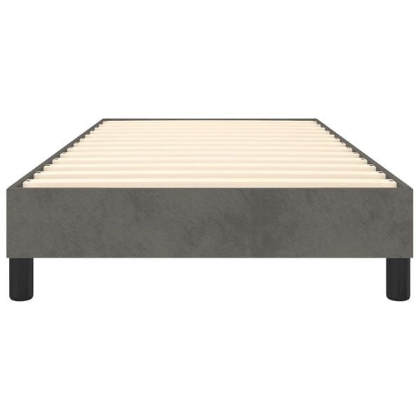 VidaXL Bedframe 80x200 Donkergrijs Fluwelen -55%! Krasjes