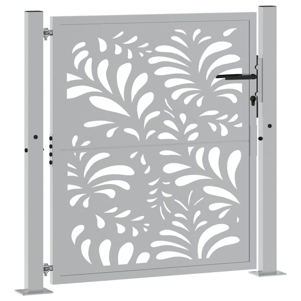 vidaXL Poort Golfdesign 105x105cm Staal -40%! Roest OK?