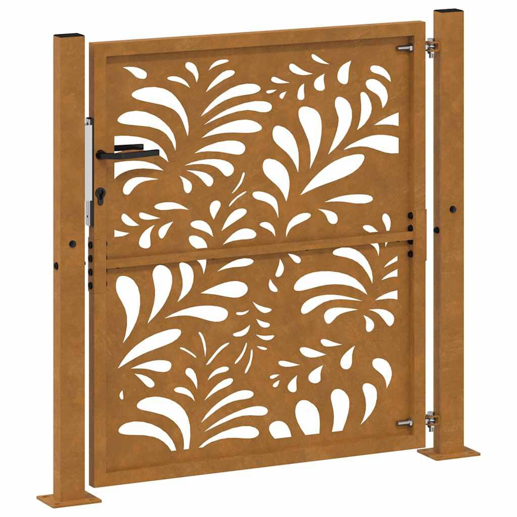 vidaXL Poort Golfdesign 105x105cm Staal -40%! Roest OK?