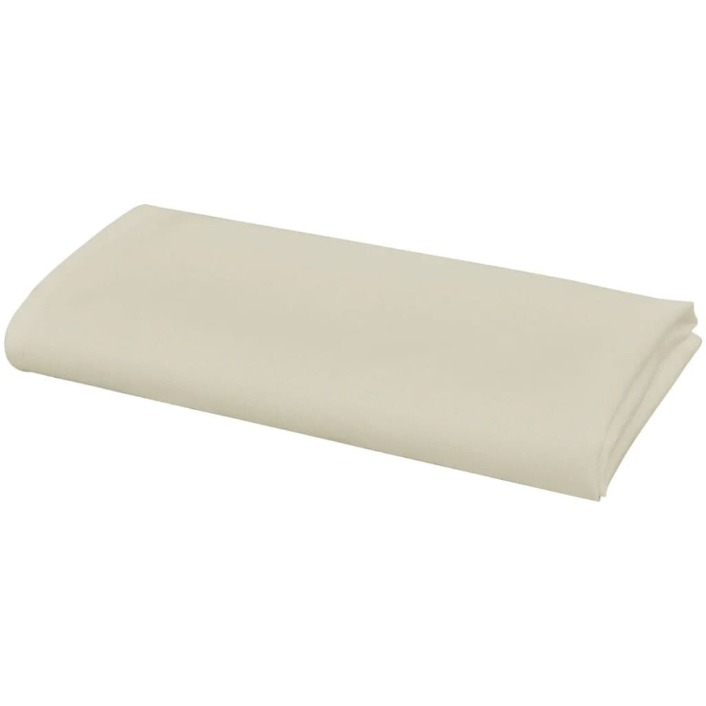 vidaXL Crème Servetten 100 stuks (50x50cm) - 35% Korting!